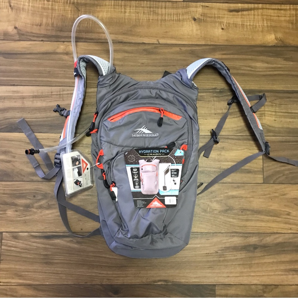 High Sierra 2L Hydration Pack Cragin Cycling Hiking Back Pac